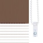 vidaXL Store zèbre marron 45x230 cm largeur du tissu 40 9 cm polyester