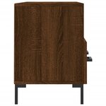 vidaXL Meuble TV chêne marron 102x36x50 cm bois d'ingénierie