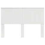 vidaXL Tête de lit Blanc Brillant 140 cm Bois d'ingénierie