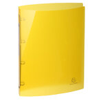 Classeur 4 anneaux 15mm IDERAMA PP polypropylène 5/10e - A4  bleu clair x 20 EXACOMPTA