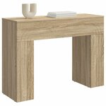 vidaXL Table basse Chêne Sonoma 102 x 35 x 75 cm Bois d'ingénierie