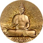 Pièce de monnaie en Argent 2000 Francs g 62.2 (2 oz) Millésime 2025 Creator of Buddhism BUDDHA