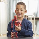 Marvel Spider-Man – Figurine Spider-Man Titan Hero Blast Gear avec lanceur et projectile - 30 cm