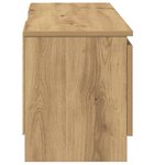 vidaXL Meuble TV chêne artisanal 102x30x36 cm bois d'ingénierie