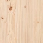 vidaXL Boîte de rangement 89x36 5x33 cm Bois massif de pin