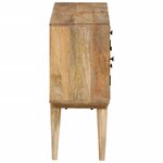 vidaXL Buffet 110x30x70 cm bois massif de manguier