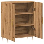 vidaXL Buffet chêne artisanal 69 5x34x90 cm bois d'ingénierie