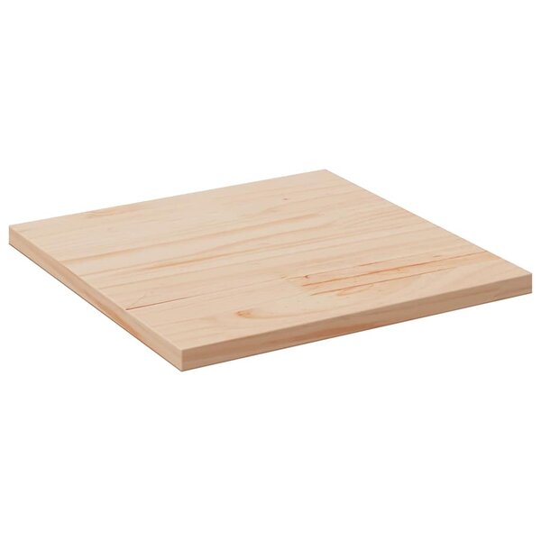 vidaXL Dessus de table 50x50x2 5 cm bois de pin massif