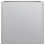 vidaXL Jardinière argenté 62x30x29 cm acier galvanisé
