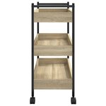 vidaXL Chariot de cuisine chêne sonoma 50x30x70 cm bois d'ingénierie