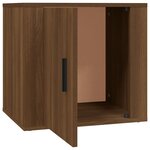 vidaXL Tables de chevet 2 Pièces Chêne marron 50x39x47 cm