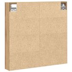 vidaXL Cabinet d'Affichage chêne artisanal 60 x 8.5 x 58 cm