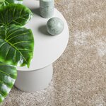 vidaXL Tapis ISTAN à poils longs aspect brillant beige 80x150 cm