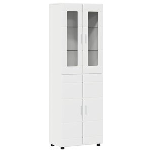 vidaXL Haut Armoire FLORIN Blanc 60 x 35 x 182 cm Bois d'ingénierie
