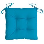vidaXL Coussins de chaise 6 Pièces bleu clair 40x40x7 cm tissu oxford