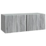 vidaXL Meuble TV mural 78 5 x 31 x 30 cm Sonoma gris Bois d'ingénierie