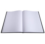 Registre 315x245 Quadrillé 200 Pages Foliotées - Noir Toilé - Le Dauphin