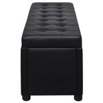 Pouf de rangement cuir synthétique 87 5 x 36 x 41 cm noir 02_0021240
