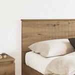 vidaXL Tête de lit Chêne artisanal 140 cm Bois d'ingénierie