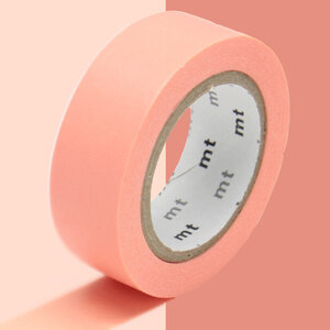 Masking Tape MT 1 5 cm Uni rose saumon