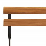 vidaXL Ensemble de bistro pliable 7 Pièces bois d'acacia solide et acier