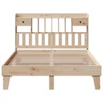 vidaXL Cadre de lit sans matelas 140x190 cm bois de pin massif