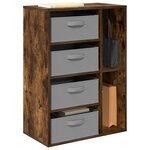 vidaXL Buffet Chêne fumé 60 x 33 5 x 84 cm
