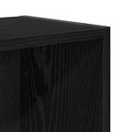vidaXL Bibliothèque chêne noir 31x24x52 cm bois d'ingénierie