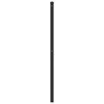 vidaXL Tête de lit métal noir 107 cm