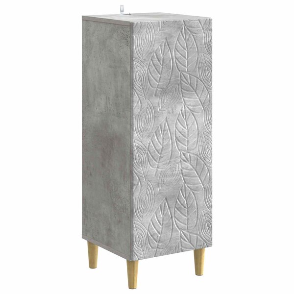 vidaXL Buffet Gris béton 33 x 34 5 x 90 cm Bois d'ingénierie