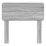vidaXL Tête de lit Gris Sonoma 75 cm Bois d'ingénierie