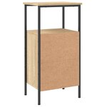 vidaXL Tables de chevet 2 Pièces chêne sonoma 41x31x80 cm bois ingénierie