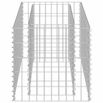 vidaXL Lit surélevé à gabion Acier galvanisé 90x50x50 cm