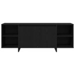 vidaXL Meuble TV Noir 120 x 30 x 40.5 cm Bois d'ingénierie