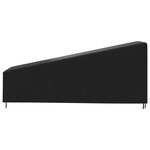 vidaXL Housse de chaise longue noir 195x76x40/80 cm oxford 420D