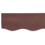 vidaXL Tissu de remplacement pour auvent pour cadre de 4x2 m Marron