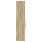 vidaXL Buffet haut chêne sonoma 40x42 5x185 cm bois d'ingénierie