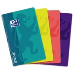 Carnet OPENFLEX 9x14cm Piqûre 96 pages 90g petits carreaux Coloris aléatoire OXFORD