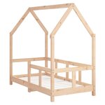 vidaXL Cadre de lit pour enfant 70x140 cm bois de pin massif