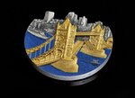 Pièce de monnaie en Argent 5000 Francs g 155.5 (5 oz) Millésime 2024 World Famous Bridges TOWER BRIDGE