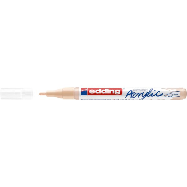 Marqueur acrylique fin 5300 beige chaud 1-2 mm EDDING