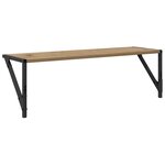 vidaXL Étagères Murales 2 Pièces Chêne artisanal 80 x 25 x 25 5 cm