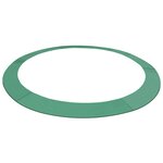 vidaXL Coussin de sécurité PE Vert de trampoline rond de 3 66 m