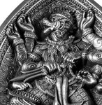 Monnaie en argent 5000 francs g 31.1 (1 oz) ag - 186.6 (6 oz) cu millésime 2023 hanuman 1