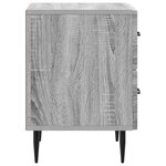 vidaXL Cabinet de chevet avec tiroir Sonoma gris 43 x 34 5 x 47 5 cm