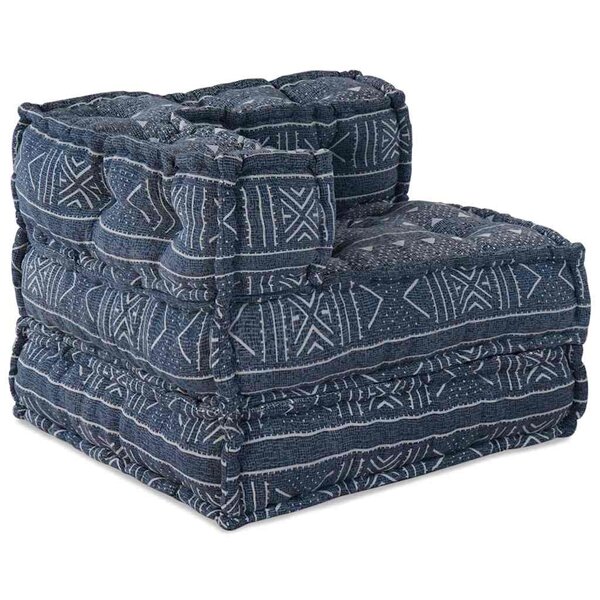 vidaXL Coussin Bleu 70 x 70 x 54 cm Polyester