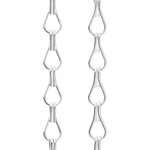 vidaXL Moustiquaire de porte à chaîne 90x220 cm aluminium