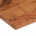 vidaXL Dessus de table 80x20x3 8 cm rectangulaire bois massif d'acacia