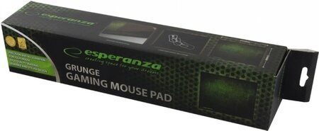 Tapis de souris Esperanza EA146G (440 x 354 x 4mm) (Noir/Vert)