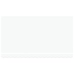 vidaXL Tissu de remplacement de store pour cadre de 4x2 m Blanc